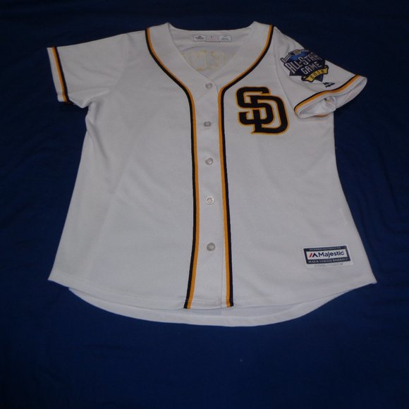 San Diego Padres Cool Base Majestic MLB Matt Kemp #27Jersey Women's Size Large - Picture 1 of 3